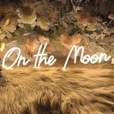 On the moon Neon Sign